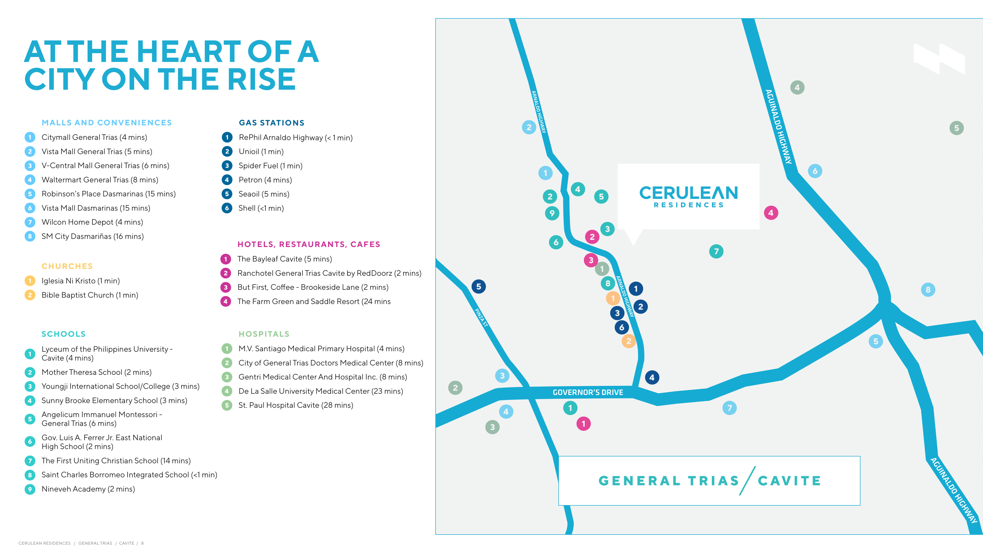 Cerulean Location Map