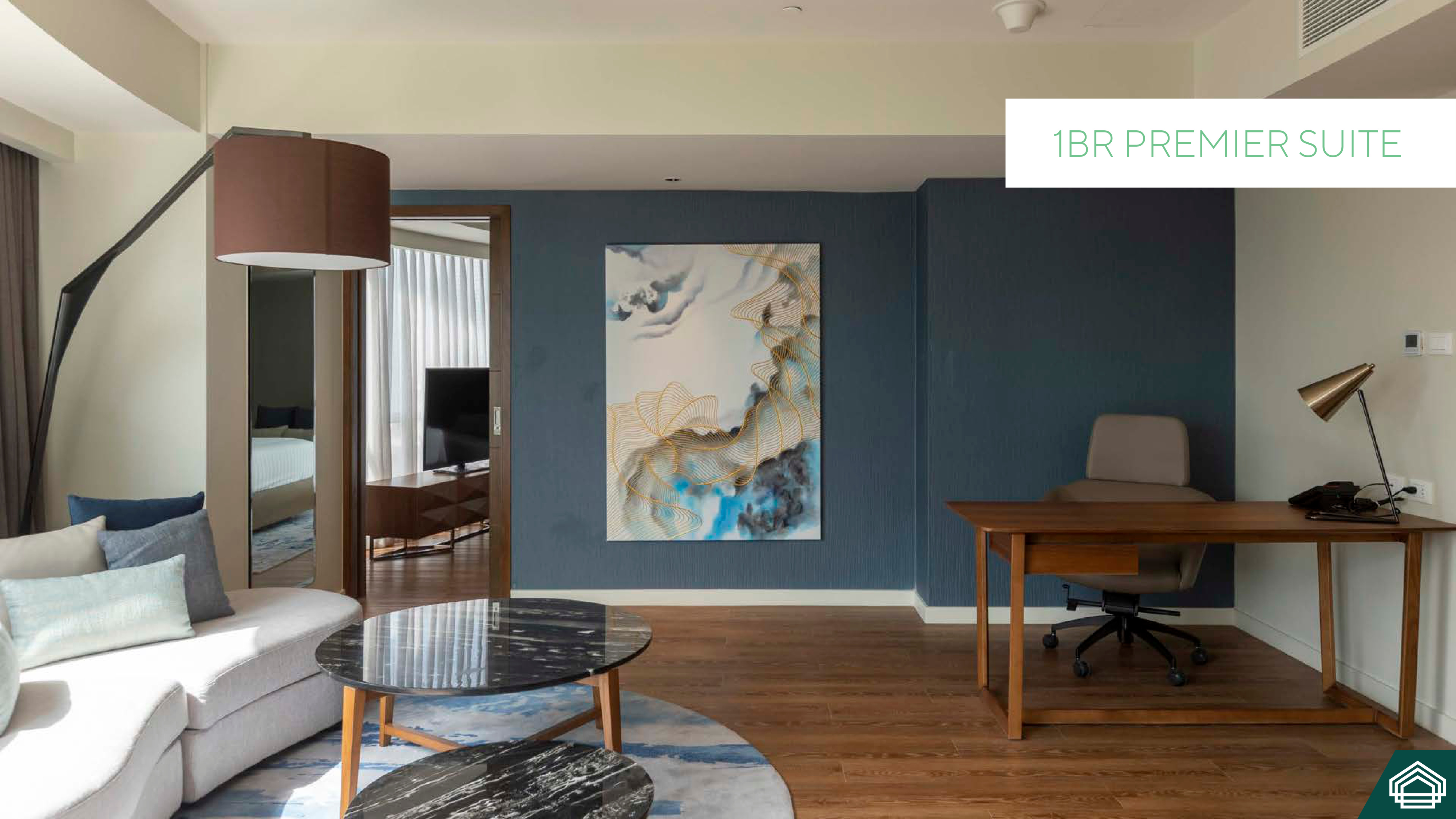 1BR Premier Living Area